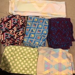 6 pairs of new lularoe tween leggings